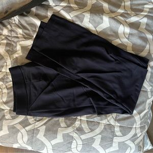 Uniqlo navy blue high waisted ankle dress pants